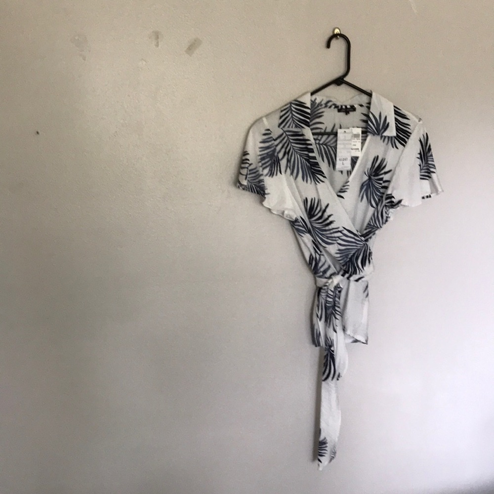 Wrap blouse